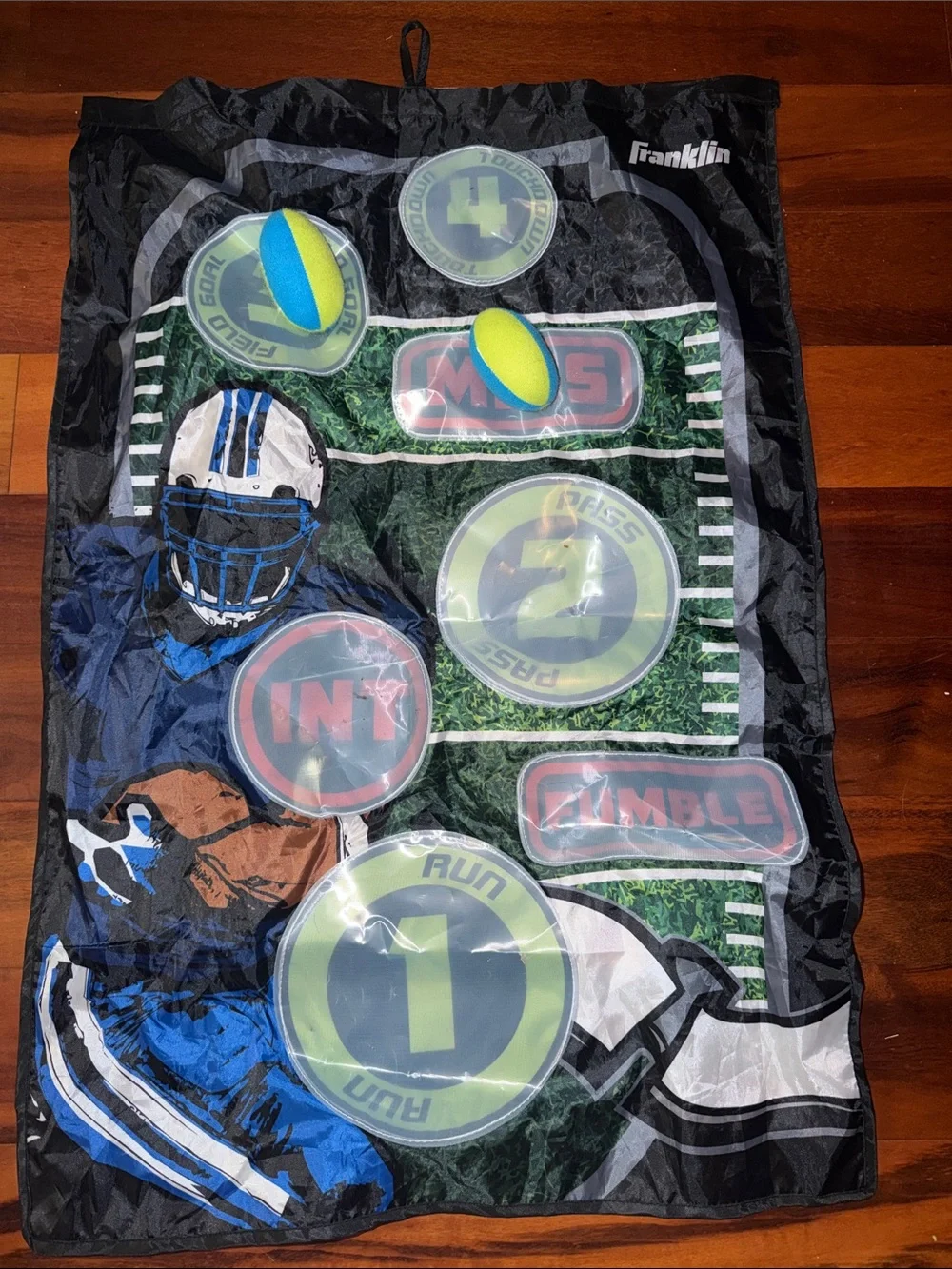 Kids' Blue & Green Football Toss Game